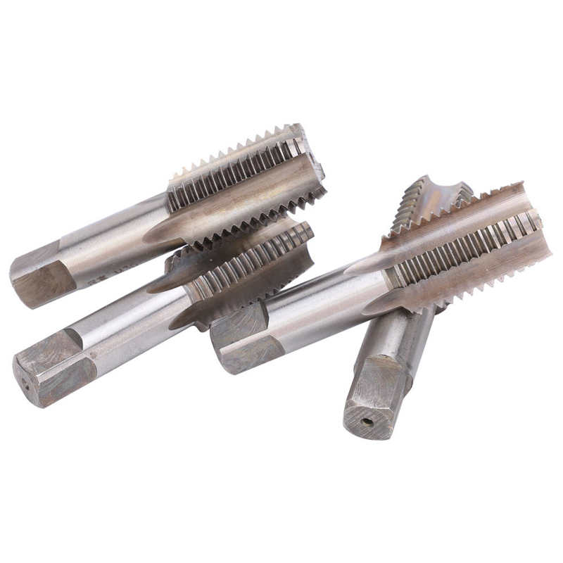 4pcs M30 Hand Screw Tap Alloy Tool Steel High Hardness Straight Flute Tapping Drilling Tools Hand Threading Tap