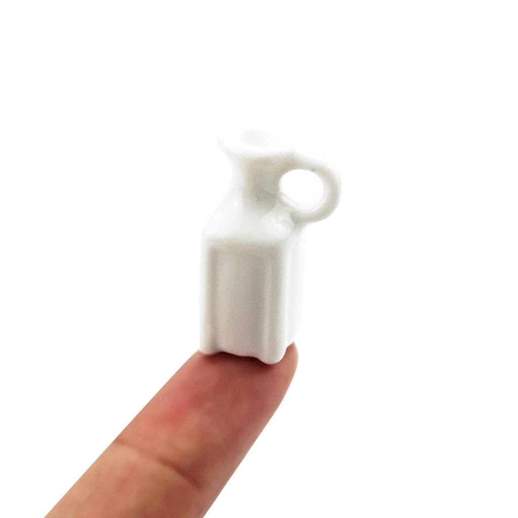 Simulation Decoration Doll-house Miniature Scene Ceramic Flagon Pretend Play Toy Cute and mini ornament Miniature Dolls