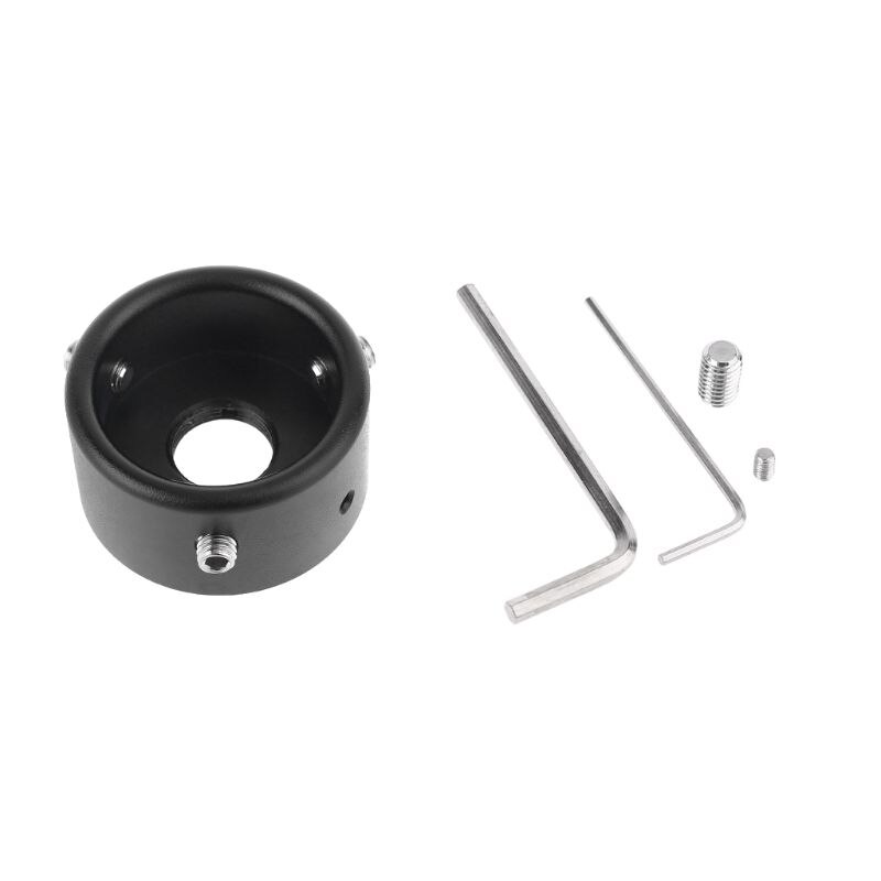 montaje de bloqueo de antena de coche negro dispositivo antirrobo duradero hebilla anillo bloqueo antena soporte Base Kit de protección aérea