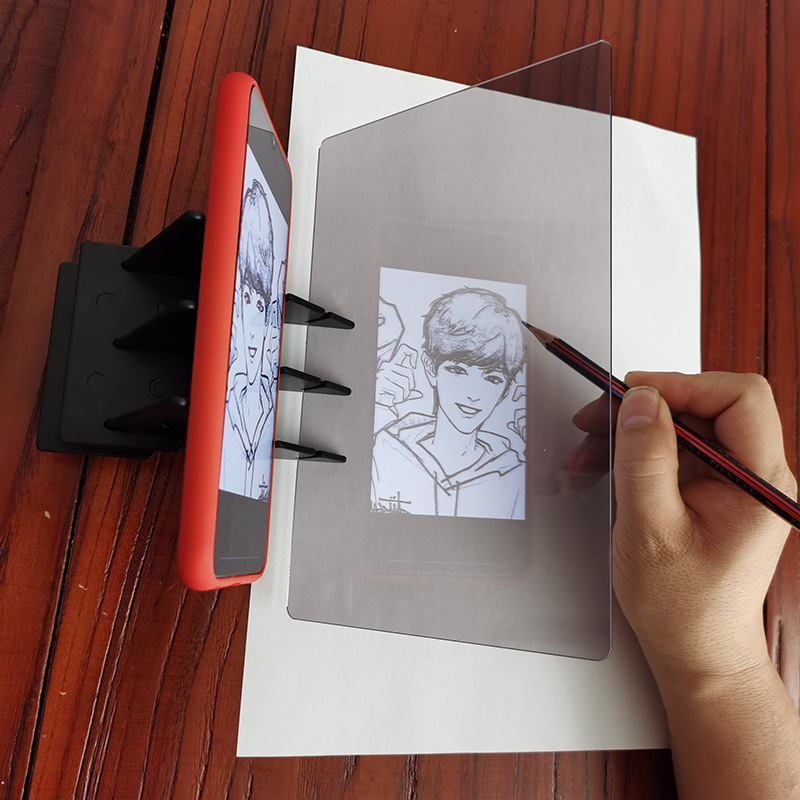 Transparent Drawing Board Learning Drawing Tools Table Copying Board Mobile Phone Screen Projection Drawing Sketching Tool