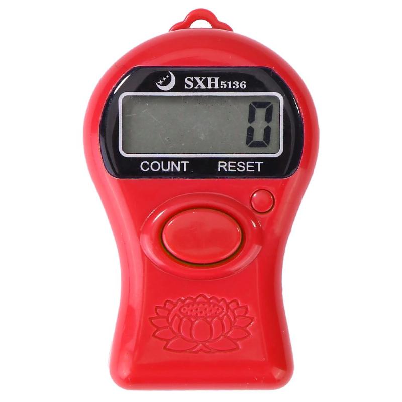 0-99999 pantalla LCD contador de dedos LED luminoso contador de Cuentas electrónico: D2