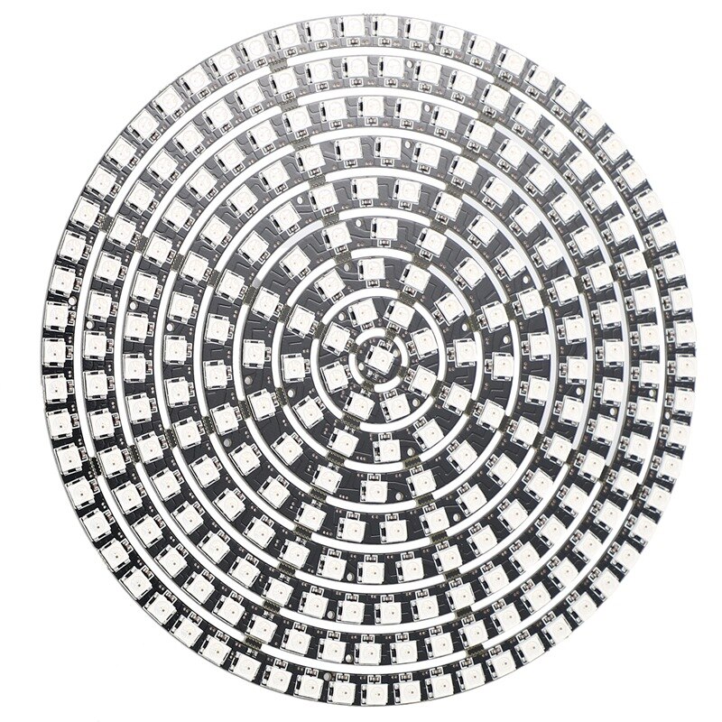 WS2812 SK6812 LED Ring 5050 DC5V DIY LED Ring Built-In RGB Addressable LED Ring