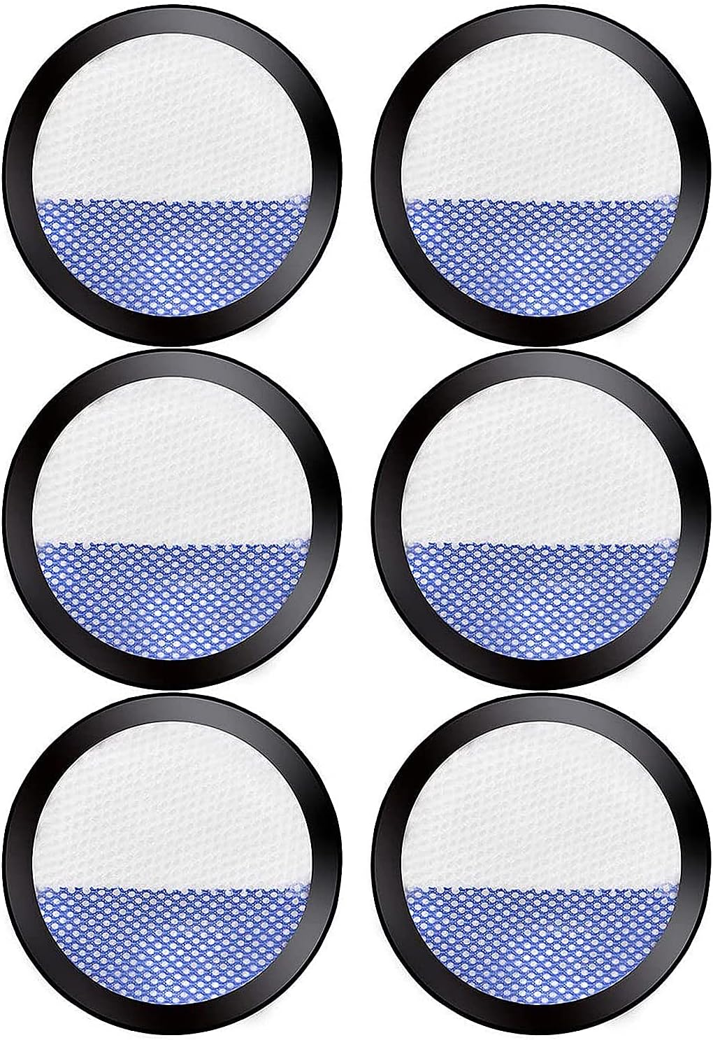 Eureka Filter For RapidClean Pro Cordless Stick Vacuum Cleaner NEC180 NEC185 NEC186 NEC190 Parts Replacement Home Appliance: Light Grey