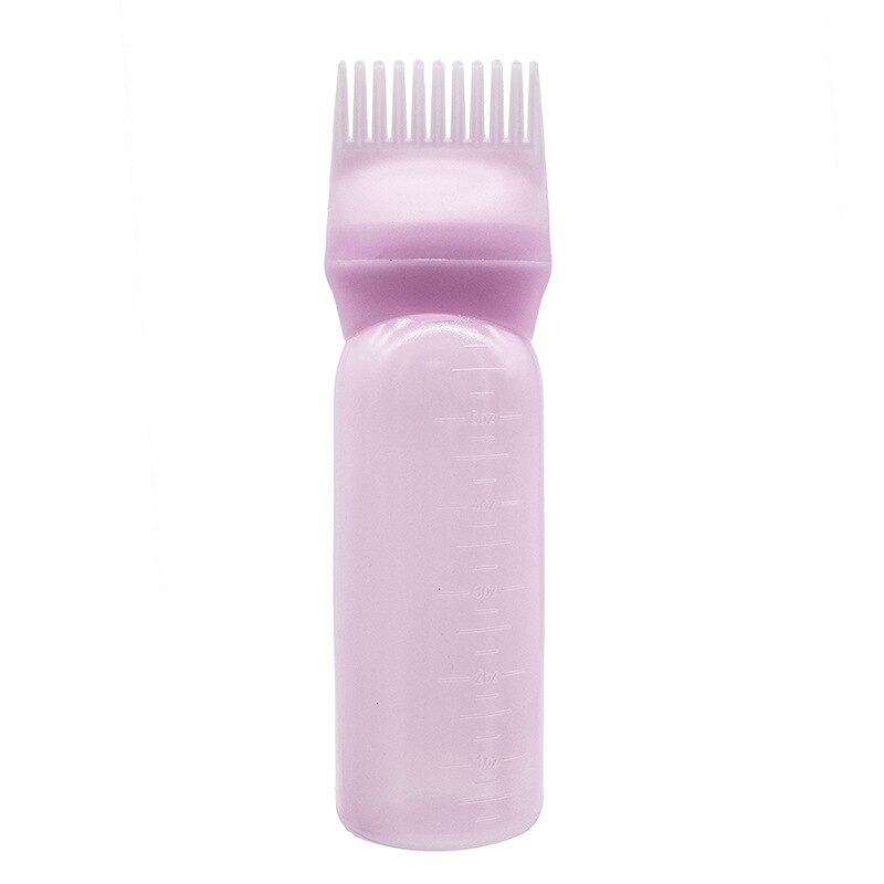 120ML Salon cheveux coloration peigne cheveux coloration outil de coiffure vide cheveux colorant bouteille avec applicateur brosse bouteille