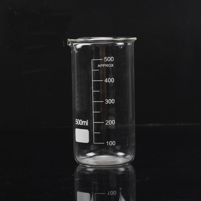 LINYEYUE 150mL Glass Beaker Tall Form Borosilicate Glass high temperature resistance Measuring Cup Beaker Laboratory Equipment