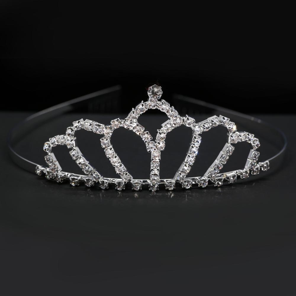 Charmante mariée couronne bandeau diadèmes de mariée argent cristal coiffure fête cérémonie broche couronne cheveux accessoires avec peigne HG05: HG12