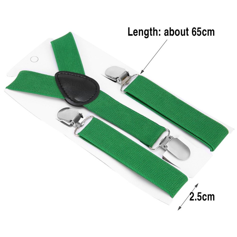 1pc børn elastiske seler & butterfly matchende smoking jakkesæt unisex dreng pige bowtie børn kostume justerbar y-back seler