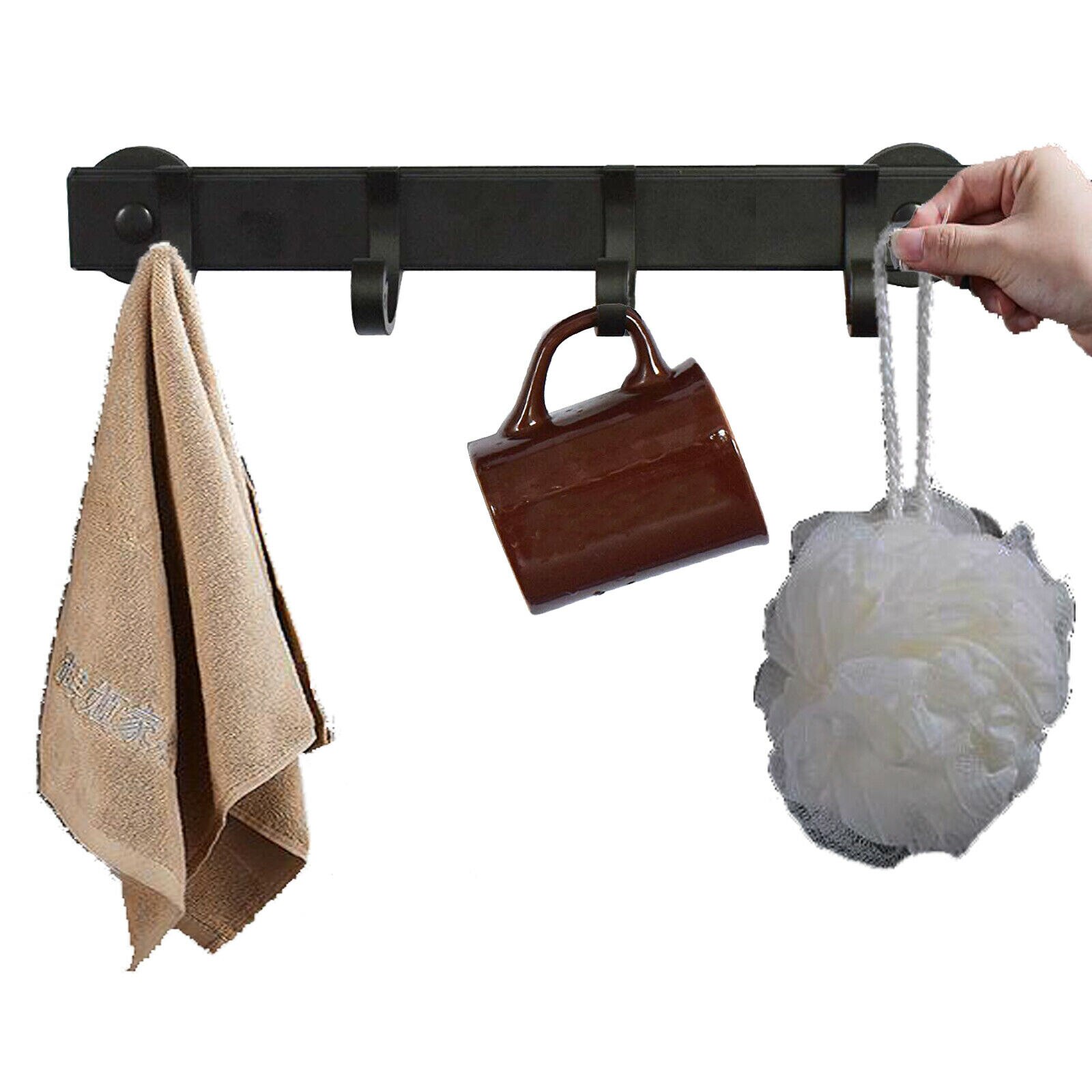 Magnetische Küche Mantel Handtuch Hängen Aufhänger Gestell Halfter Starke Magnet Haken Schiene