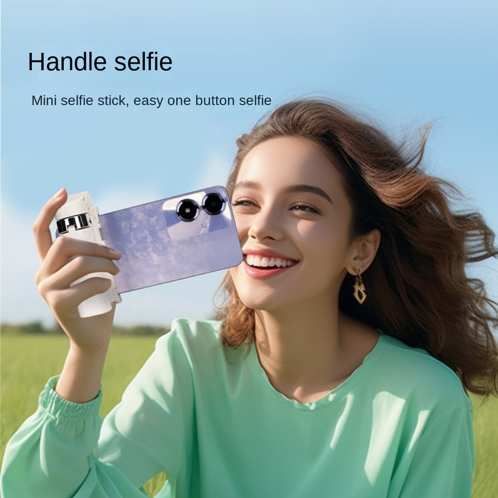 360 Degree Rotation Selfie Stick Scalable Portable Mobile Phone Camera Stand Bluetooth Height Adjustable Flat-standing Quadripod