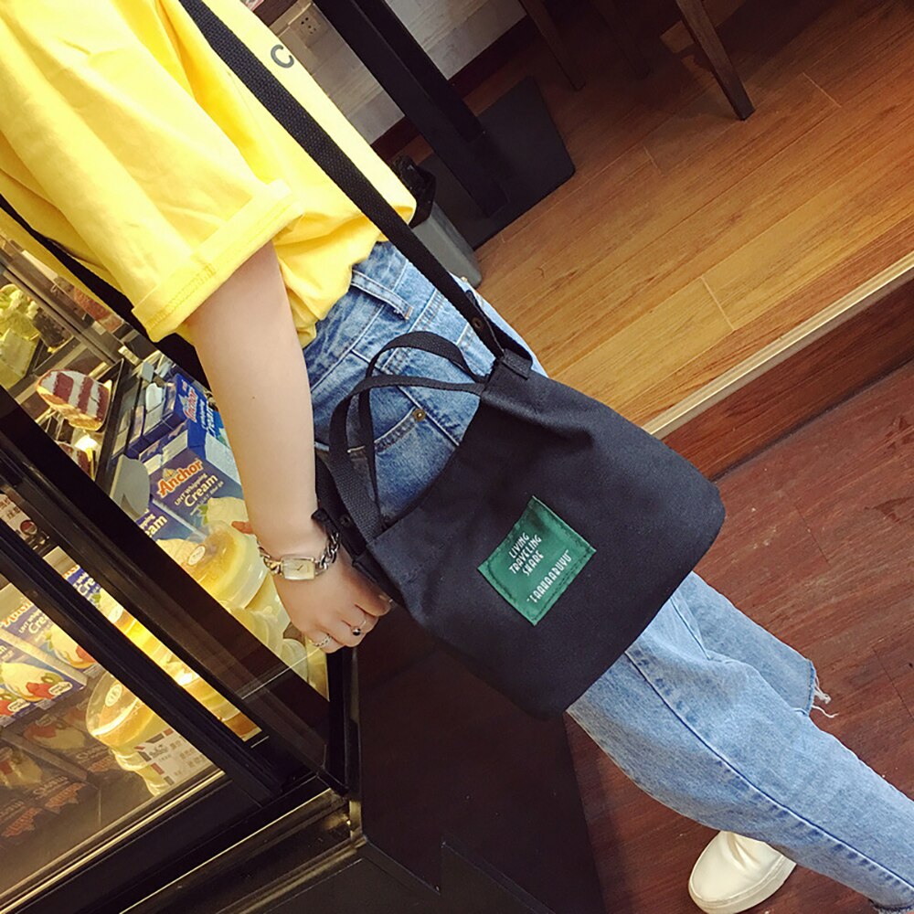 Kstyle 9108 Korean Top Seller Premium Canvas Women Sling Bag Handbag Handbeg Wanita