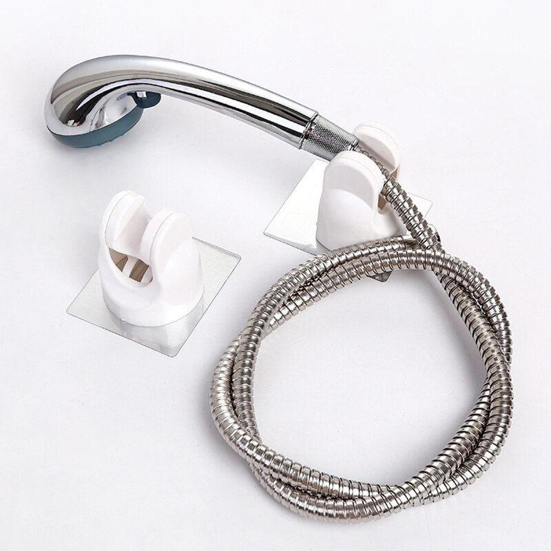 1PC Adjustable wall mount Bathroom Shower Head Holder base Movable Fixed Bracket Shower Room arm swivel Seat Bathroom Tools acce