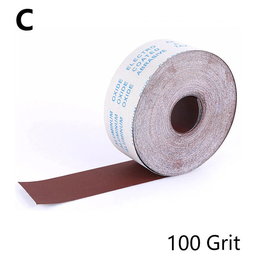 Sandpaper Roll Emery Cloth Sand Paper Sanding Abrasive Sheets 60 80 100 120 150 180 240 320 400 600 800 Grit 1 Meter Length: Chocolate