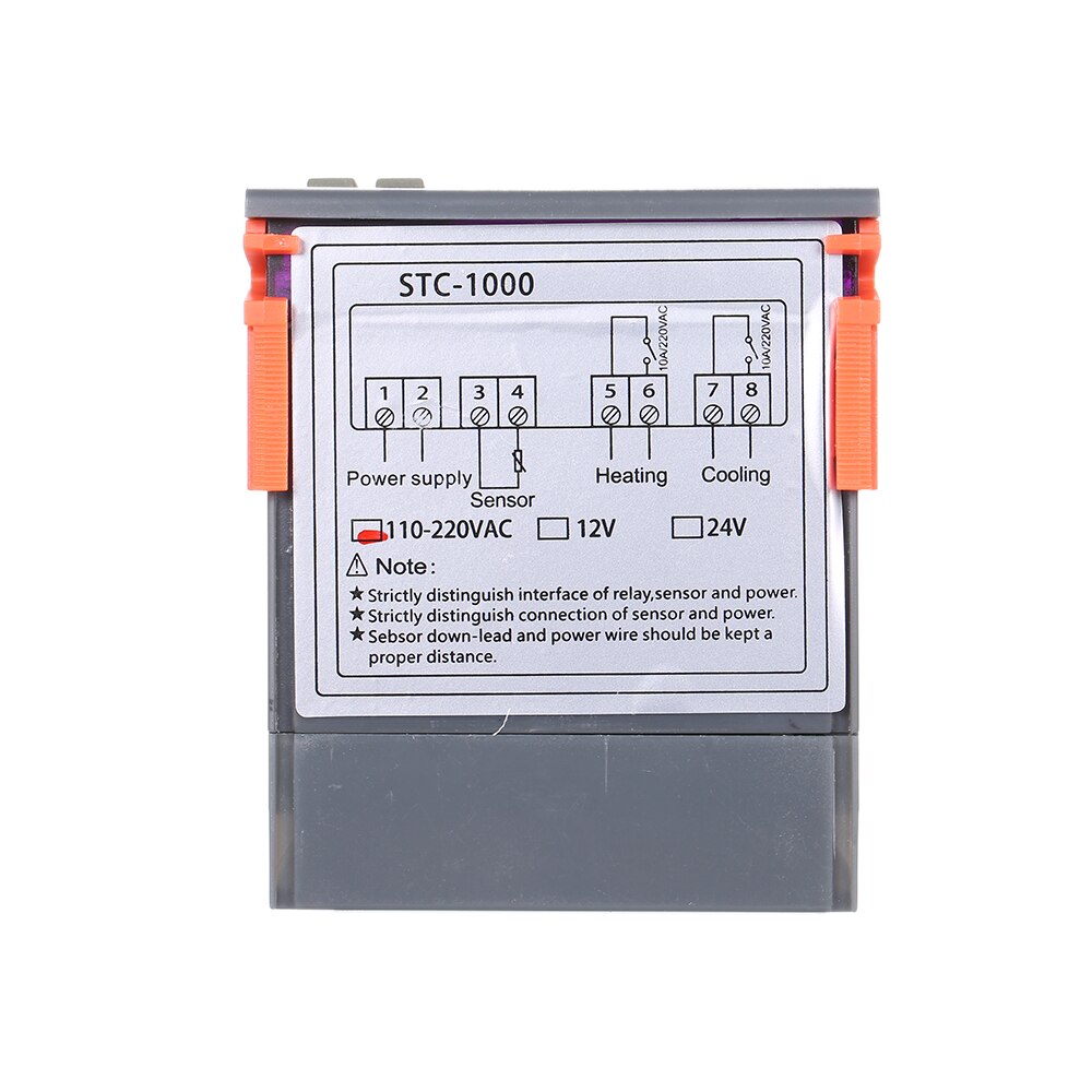STC-1000 Digital Temperature Controller Heating Cooling Centigrade Thermostat 2 Relays Output with Sensor