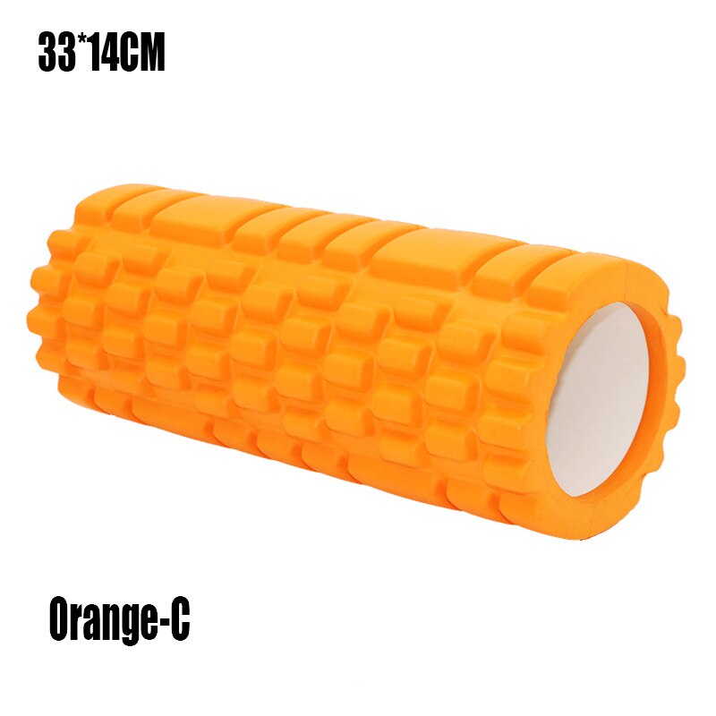 Yoga Foam Pilate Fitness Roller EVA Sports Column Train Gym Physical Massage Grid Floating Trigger Point Therapy Exercise block: Light yellow