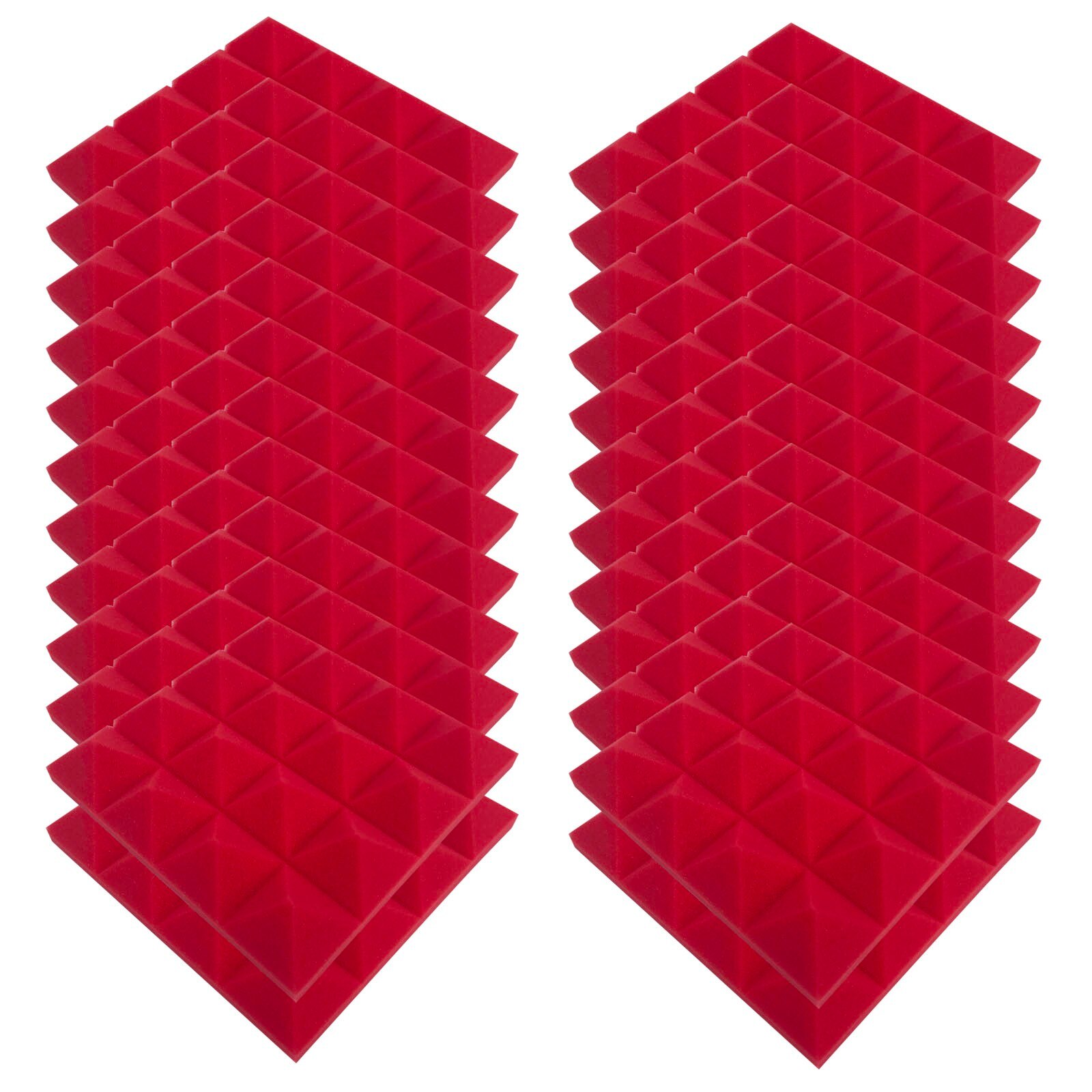 24PCS Home Scene Layout, Sound-absorbing Foam Wall, Indoor Sound-absorbing Soundproofing Foam Sound-Absorbing Noise Sponge Foam