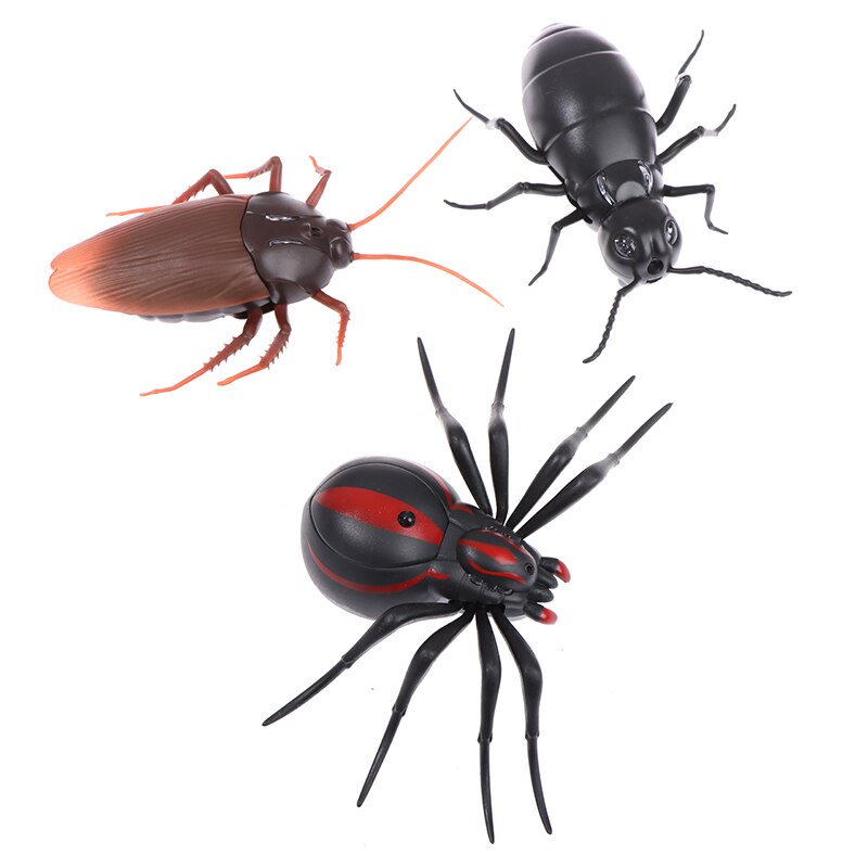 Infrared RC Remote Control Animal Insect Toy Kit Cockroach Spider Ant Prank Jokes Radio Insect for Boys