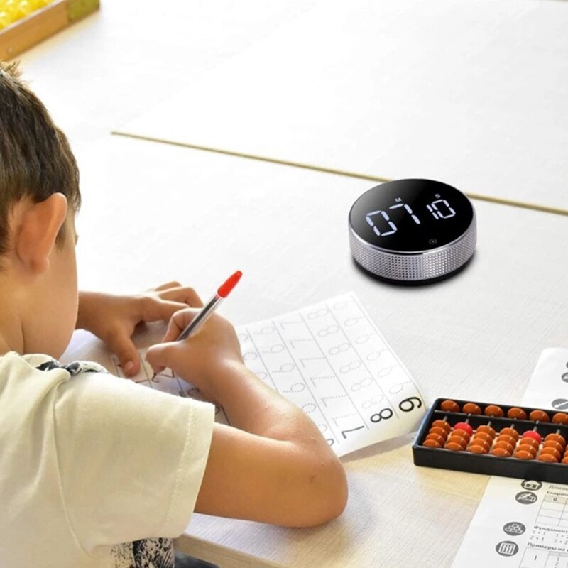 3-Level Volume Quiet Egg Timer for Children and The Elderly Loud Alarm Magnetism Quiet Egg Timer for Children and Elderl