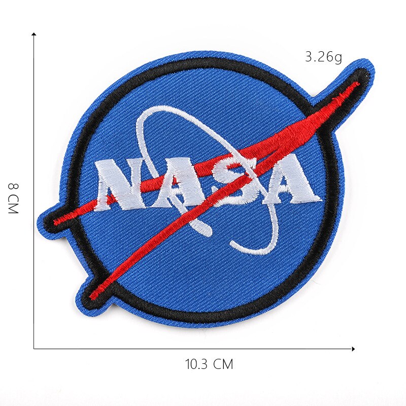 Rumskib astronaut stof klistermærker kan stryges tøj tilbehør broderi patch, tøj rygsæk gør-det-selv dekoration: 13