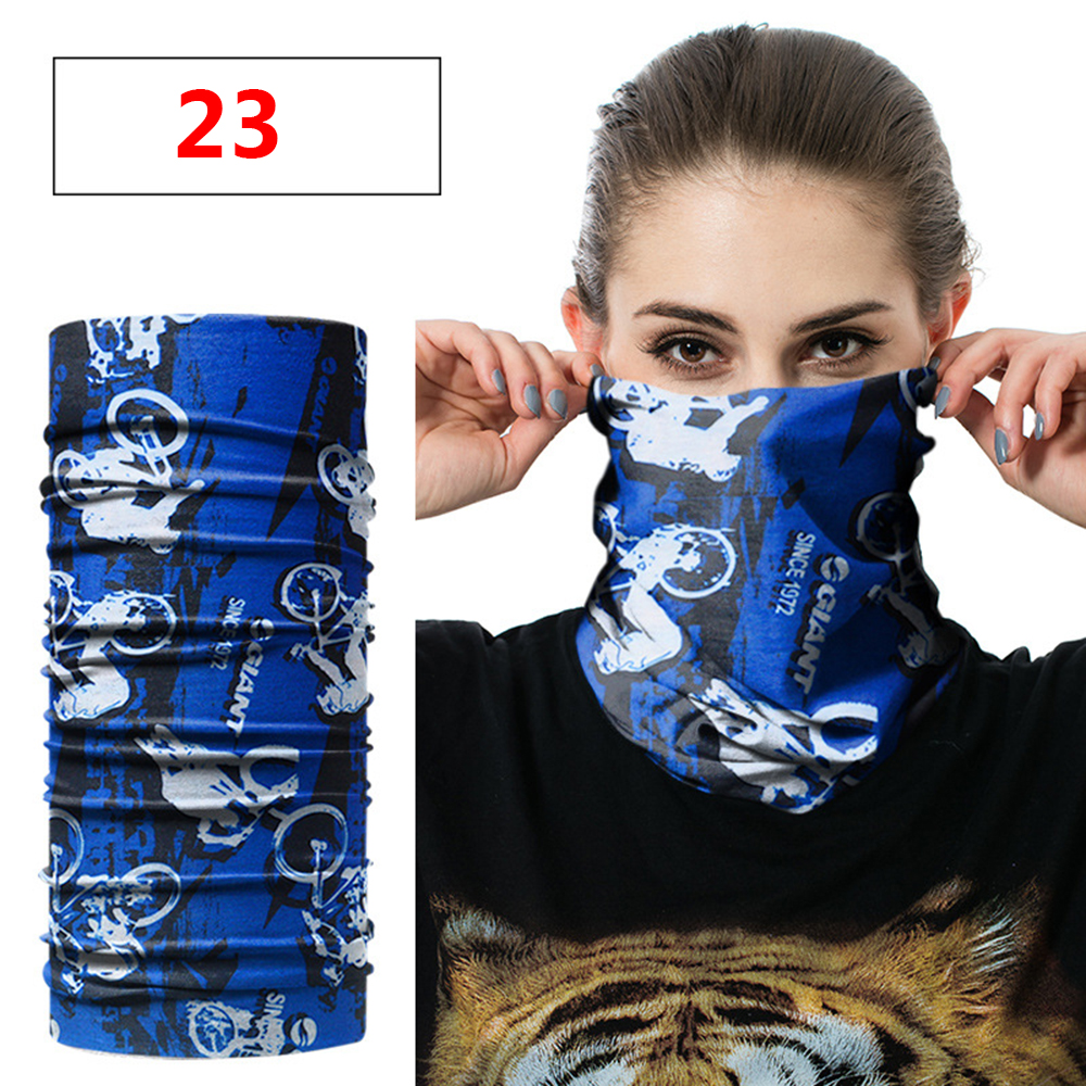 Unisex Tulband Magische Sjaal Outdoor Sport Fiets Riding Hoofdband Hoofddeksels Bike Cycling Bivakmuts Hals Cover Bandana Gezichtsmasker: 23