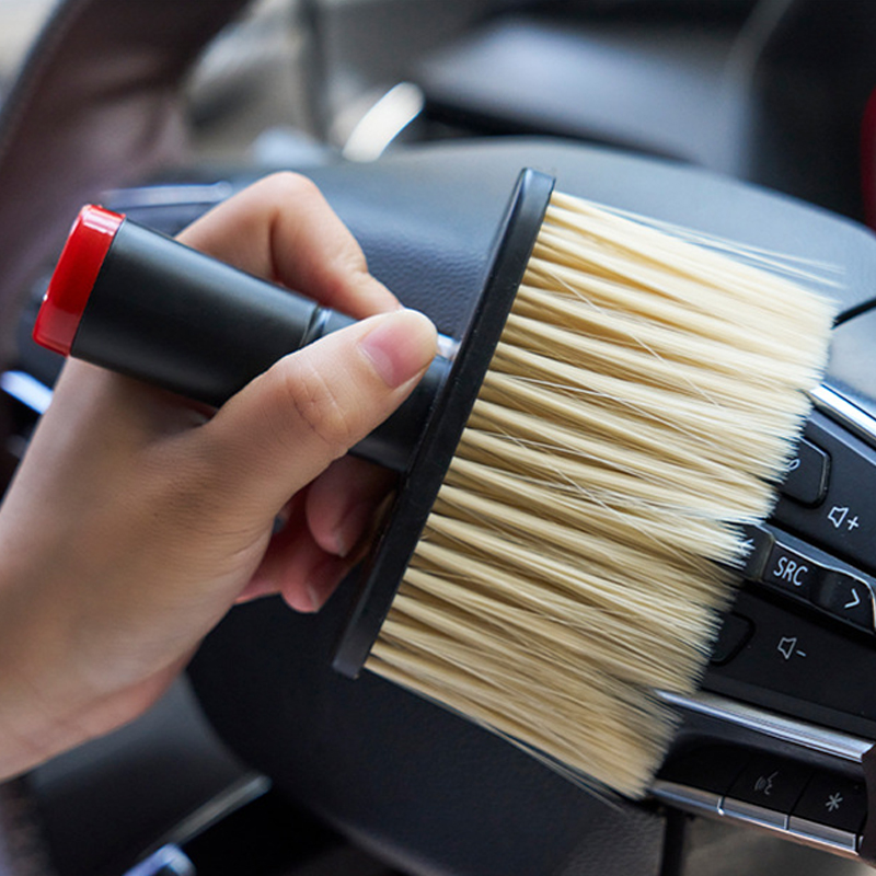 Billuftborste billuftkonditionering biltvätt borste interiör rengöringsborste rengöringsverktyg
