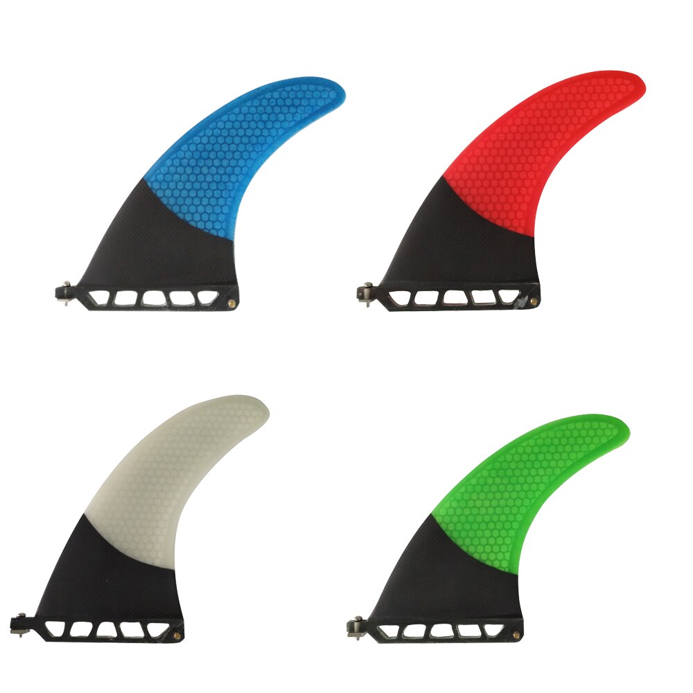 Surfing surfboard Single Fin central fin Fibreglass 6''7''8''9'' Fins Red Color SUP Board Quilhas Fins