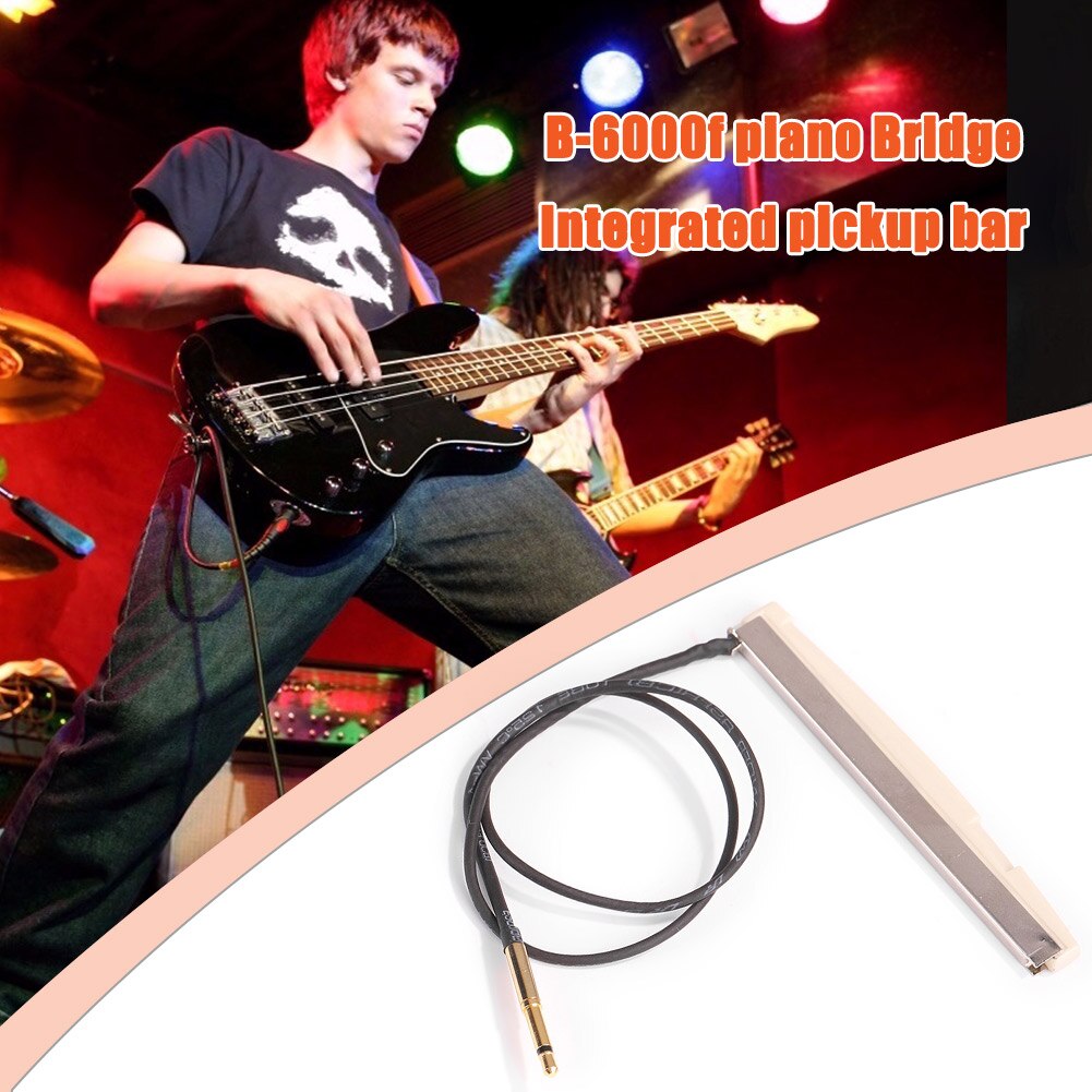 36Cm Folk Akoestische Gitaar Piezo Pickup Bar Metal Abs Muziekinstrument Geïntegreerde Pick-Up Sticks Gitaar Accessoires