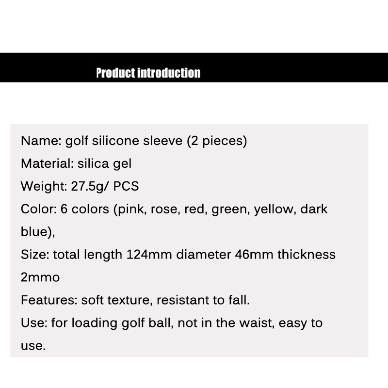 Silicone Golf Ball Cover Wear Resistant Protective Keyring Keychain Golf Accessories Supplies Lightweight Golf Ball Sleeve