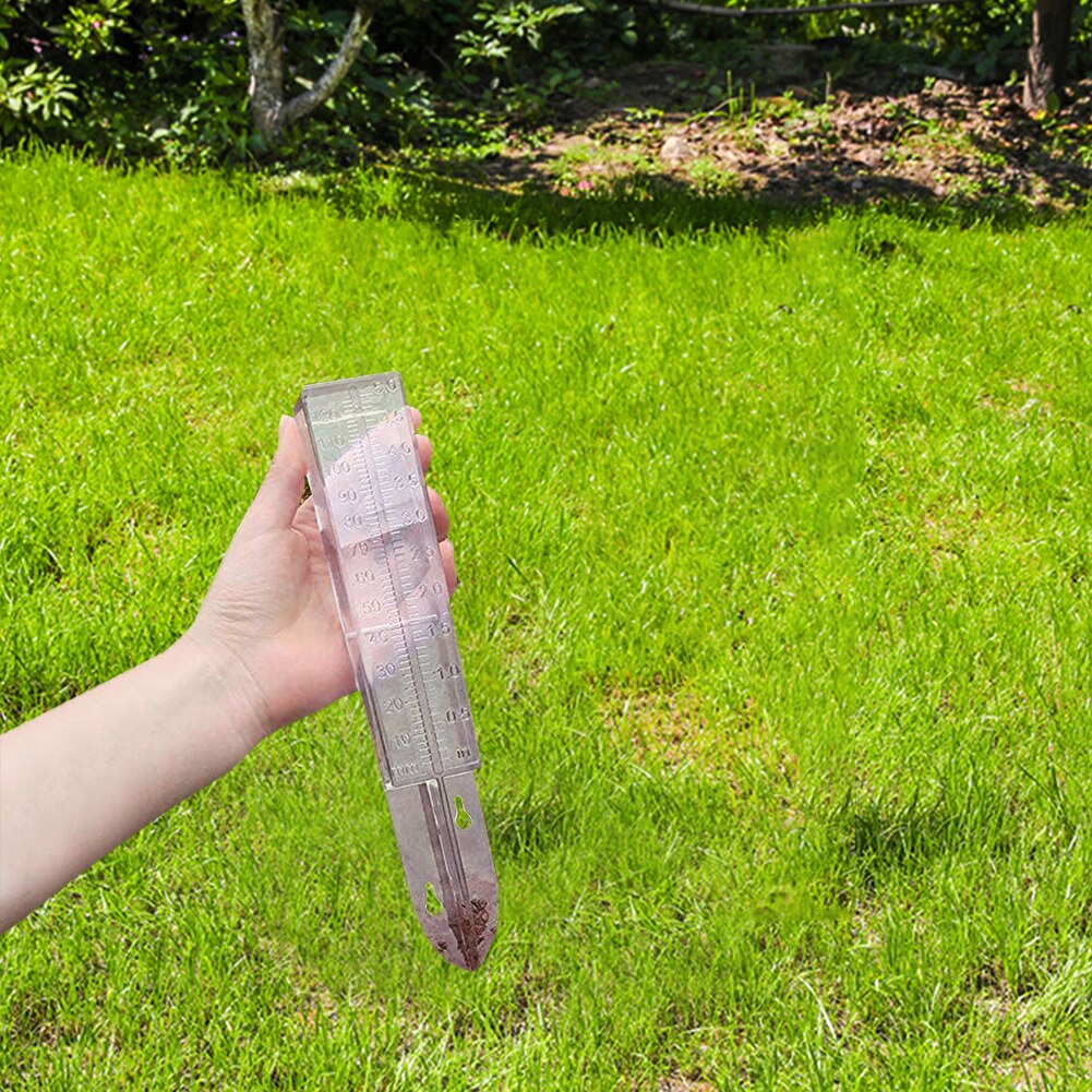 3 kpl sademittari kaksoisasteikko 5 tuuman kapasiteetin puutarhanurmikko kotitalouden muovinen sadevesimittari kodin muovinen sadevesimittari