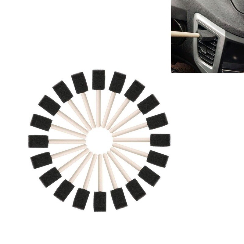 Auto Grille Cleaner 5 Stuks/set Auto Airconditioning Ventilatie Borstel Auto Details Jaloezieën Stof Borstel Car Cleaning Accessoires