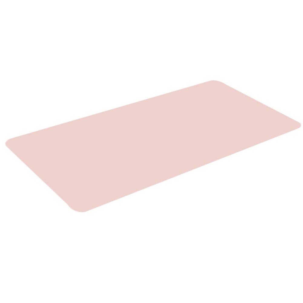 Solid Color Reversible Non-Slip Computer Gaming Mouse Pad Mousepad Desk Mat: Pink White / 40x80cm