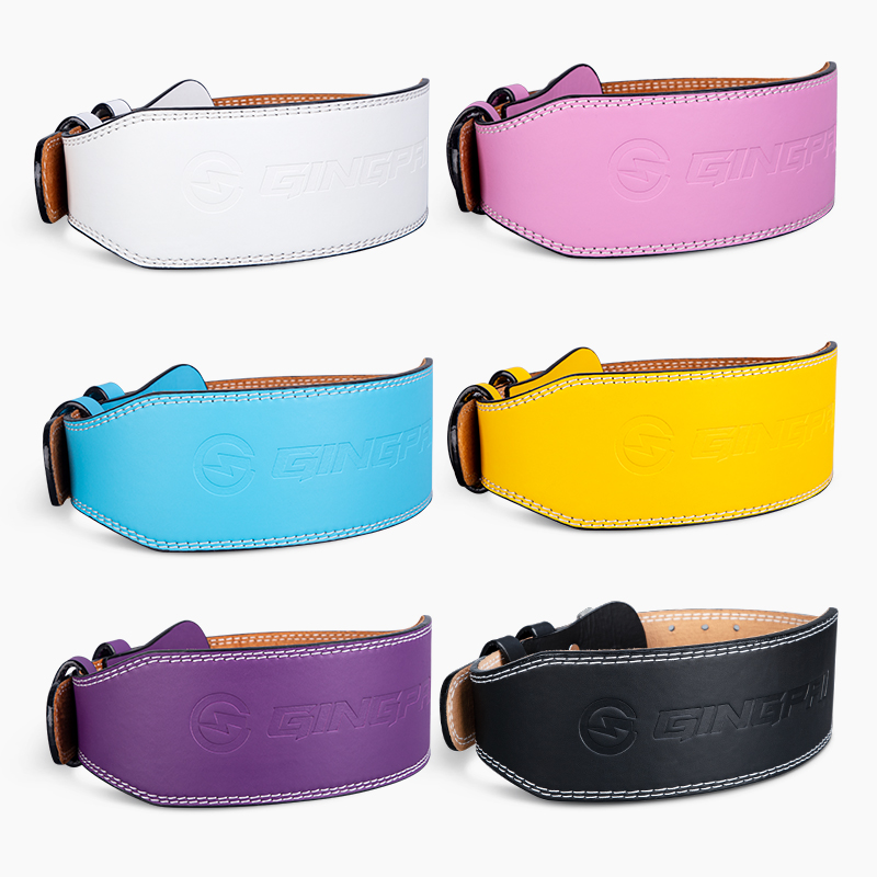 Cinto de couro fitness de 10cm de largura, agachamento, tração dura, treinamento de cintura, esportes, equipamento de proteção, levantamento de peso, fivela rápida