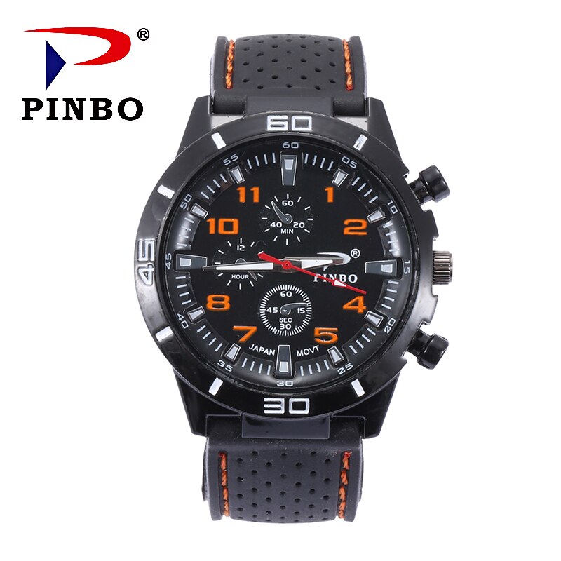 Kinderhorloge sport quartz horloge voor jongens en meisjes casual pu leren horloge britse stijl paar horloge reloj: Oranje
