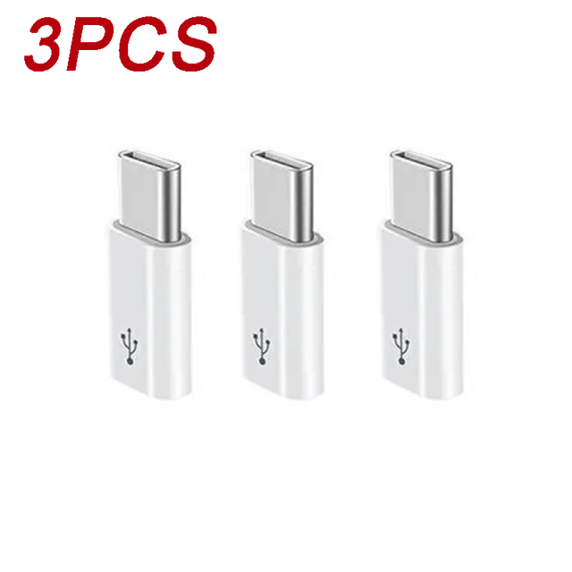 Connettore adattatore USB da tipo C a Micro USB Android per tablet telefono Convertitore da micro USB maschio a tipo C femmina per Xiaomi Huawei: Grey
