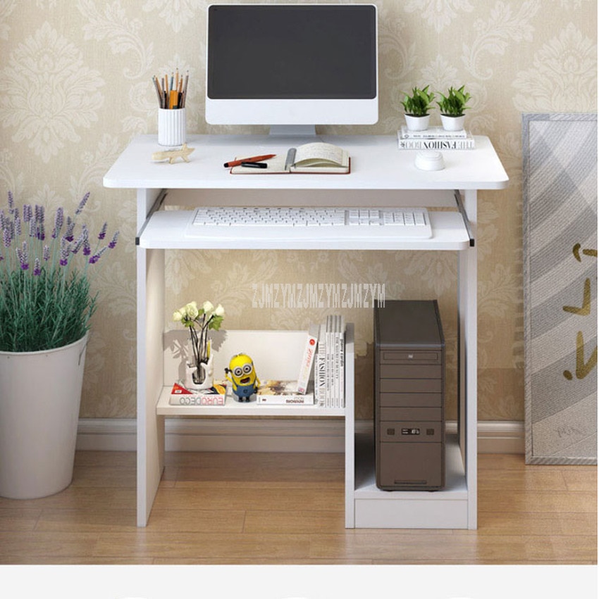 Modern Wood Desktop Computer Desk With Keyboard Tray PC Laptop Desk For Study Student Writing Table Home office Work Furniture