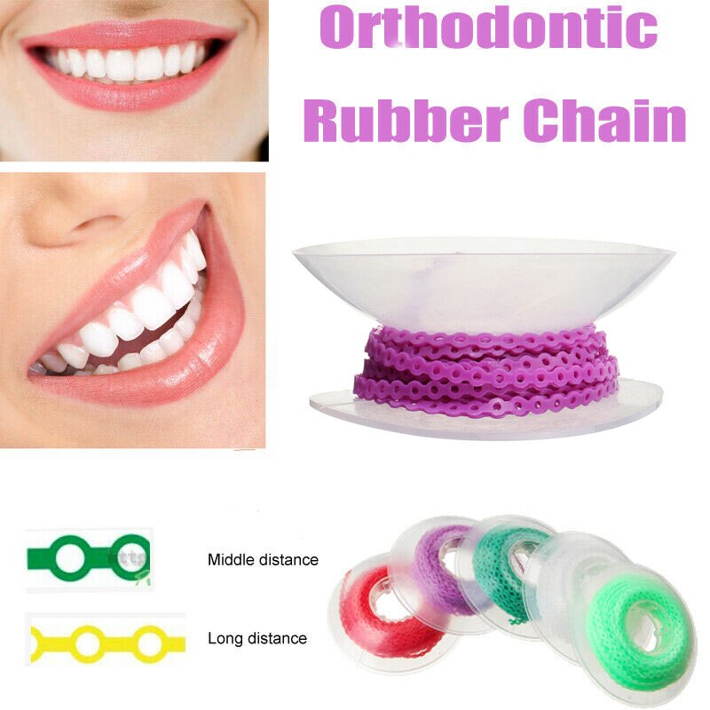 Elastici A Maglie Elastiche Ortodontiche Dentali 44 Colori Ultra - Foto 8