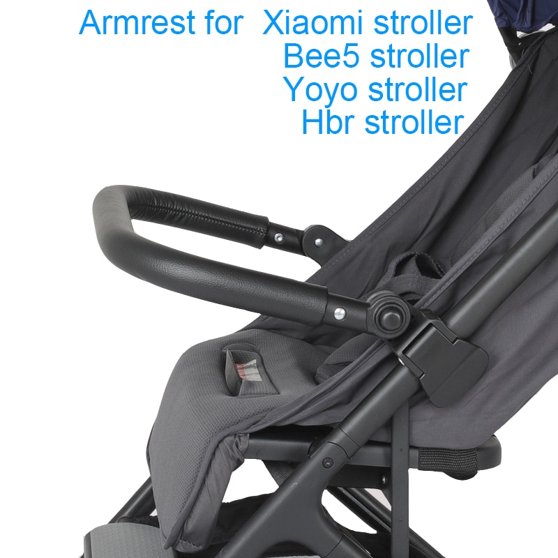 Kinderwagen Armsteun Voor Xiaomi Mitu Kinderwagen Accessoires Leer Bumper Voorste Handgreep Leuning Voor Yoyo Hbr BEE5 Yoya