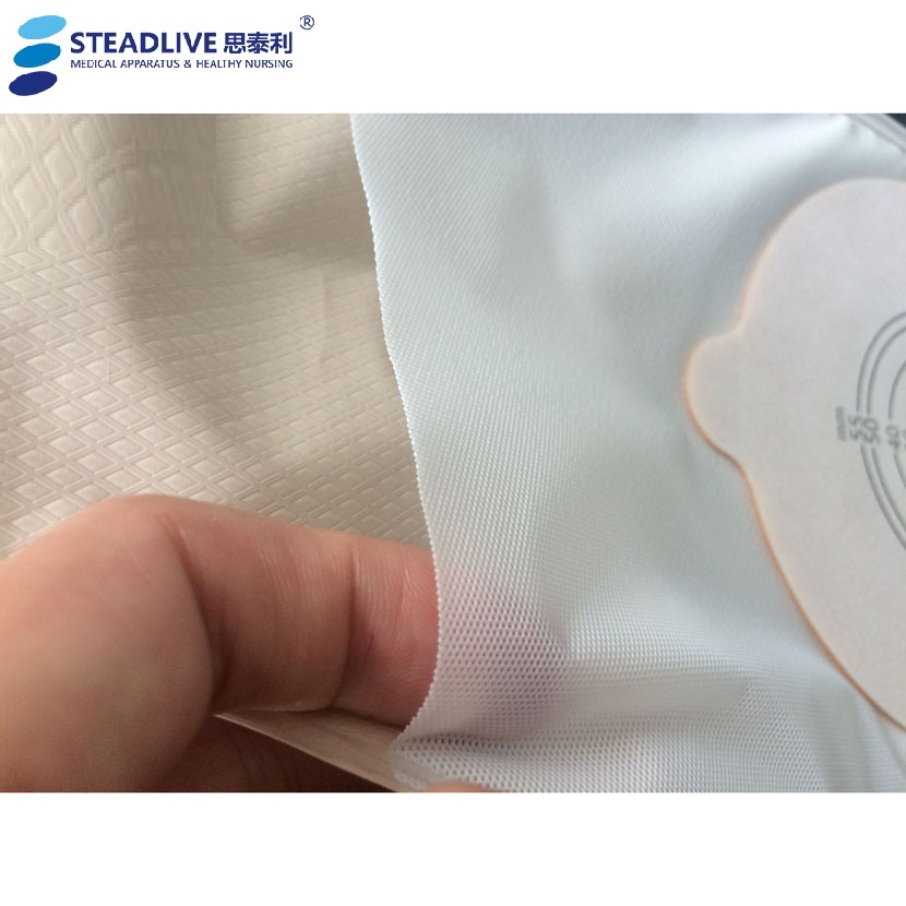 30 teile/los; Wirtschaftlich Ablauf ventil Kolostomie Taschen für Erwachsene; einteiliges System Stoma Beutel mit Clip Verschluss, schneiden-zu Passen 25-55mm