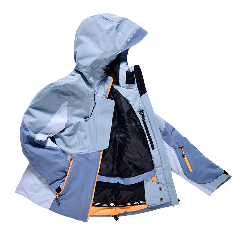 Veste de Ski d'hiver pour femme, sweat à capuche, coupe-vent, imperméable, épais, respirant, manteau de neige , vêtements d'extérieur