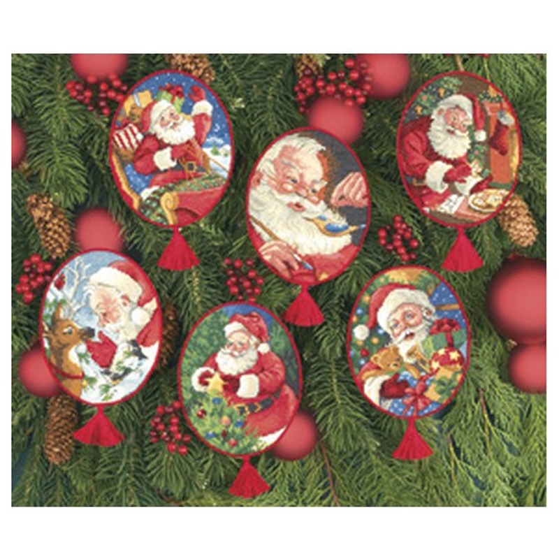 Top Mooie Telpatroon Ornament Kerstman Vader Kerstboom Ornamenten Dim 08755