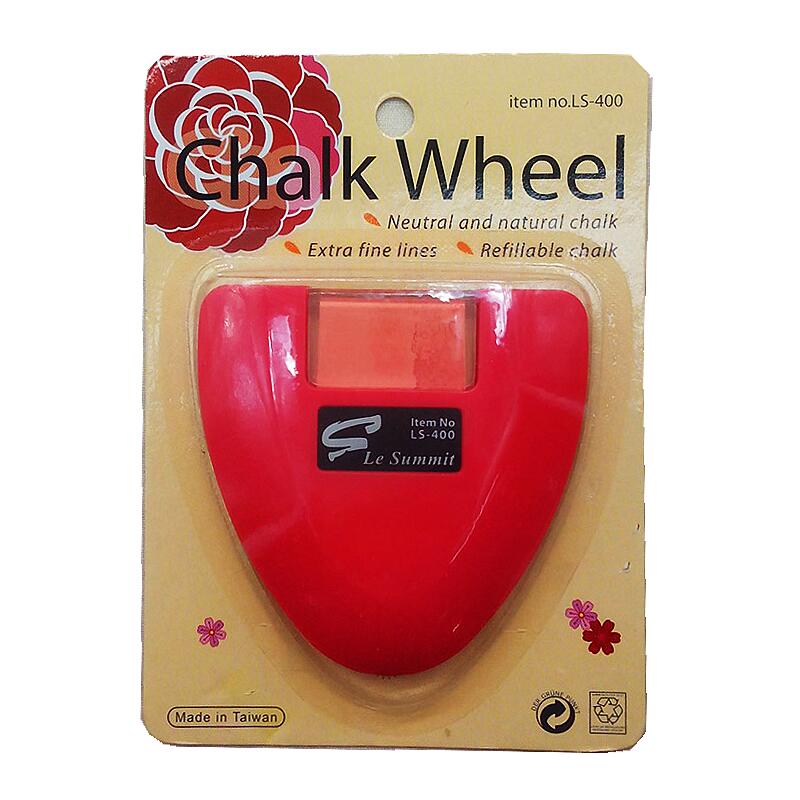 Made in Taiwan Chalk Wheel Fabric Marker Rosy-red/Yellow/Blue/White Tailor's Chalk DIY Sewing Chalk Markers Tools: Light Grey