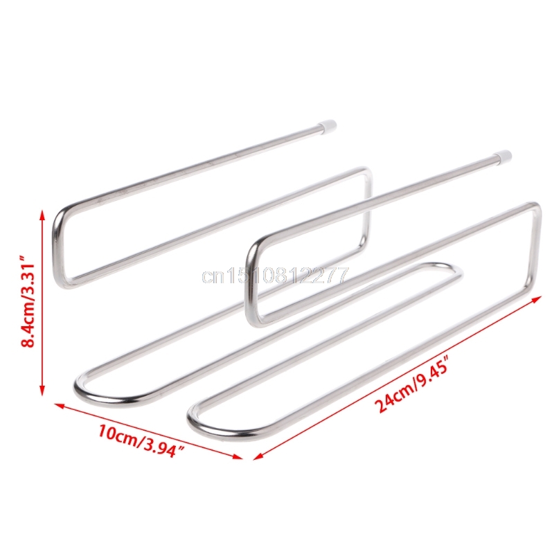 Gancho de vidro de vinho de aço inoxidável sob o suporte de copo do armário cabintet pendurado dreno dupla fileira ganchos segurar 2-6 copos m10