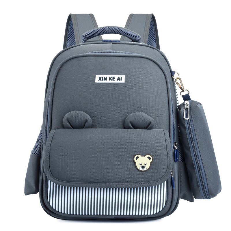 Basisschool Rugzakken Voor Meisjes Roze Prinses Schooltassen Kinderen Schooltas Kinderen Rugzak Casual Knapzak Mochila Escolar: gray