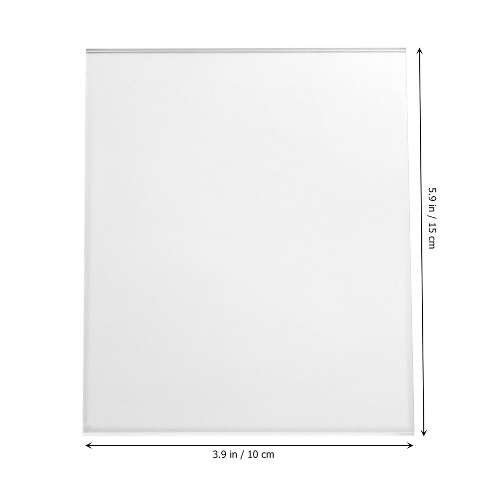 10 Pcs Transparent Acrylic Sheets Multi-functional DIY Photo Frame Panels