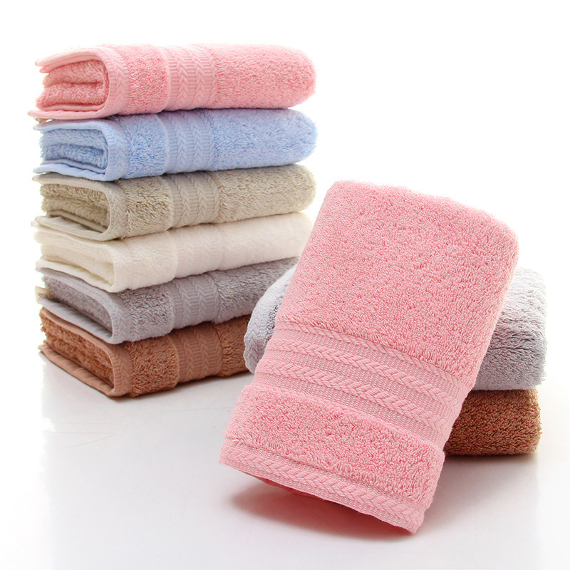 100% Cotton Pure Thick Adult Towels Soft Absorbent Towels for Absorbent Bath Face Microfiber Shower Bathroom Family Hotel