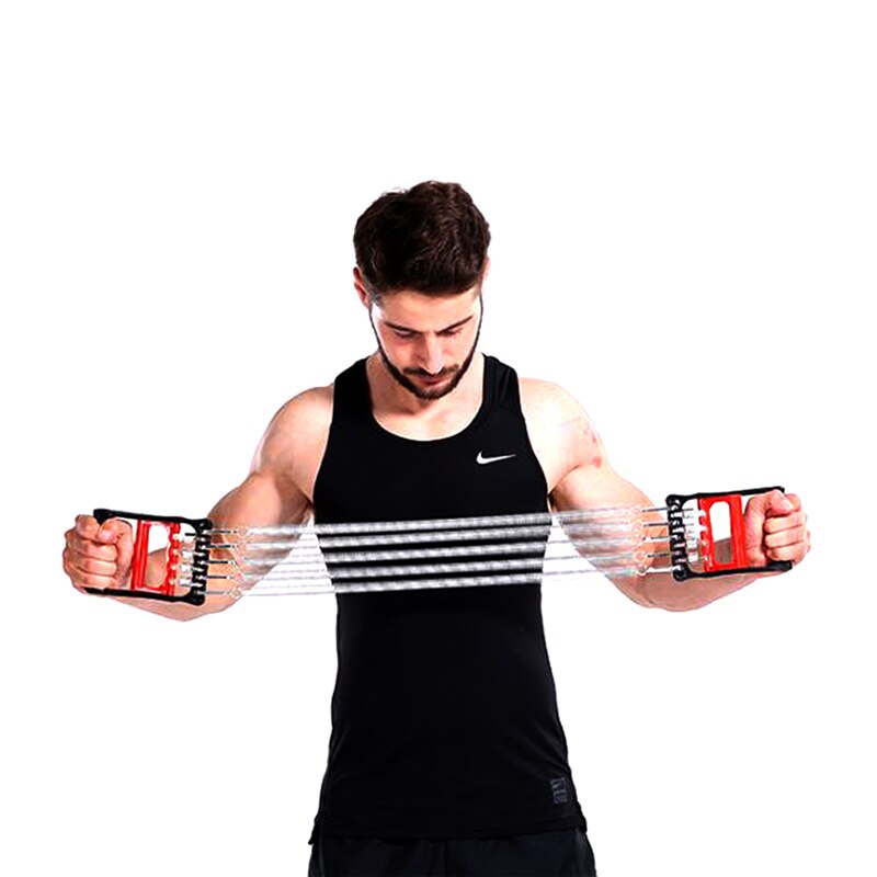 Multi-functional tension belt for abdominal, leg and thigh muscles exercise can adjust spring Power Wrists W4-189