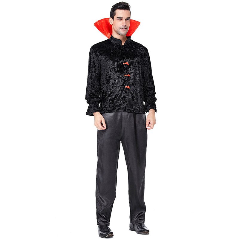 Adult Men Vampire Cosplays Halloween Dracula Scary costumes Purim Carnival parade Masquerade Nightclub Bar Role play Party dress