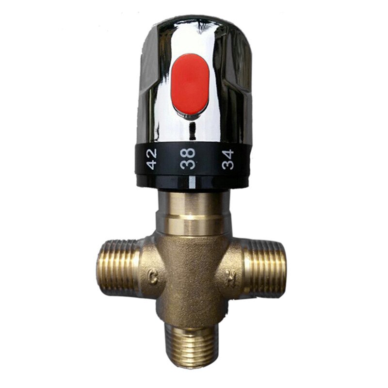 Shower Faucets Brass Thermostatic mixing valve Bathroom Faucet Temperature Mixer Control Thermostatic Valve Home Improve