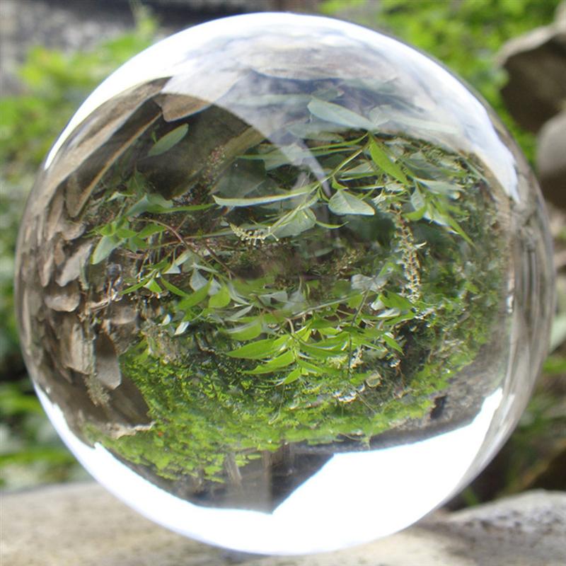 3cm 5cm 6cm bola de cristal fotografía Prop Bola de meditación contacto malabares cristal esfera pantalla (blanco transparente)