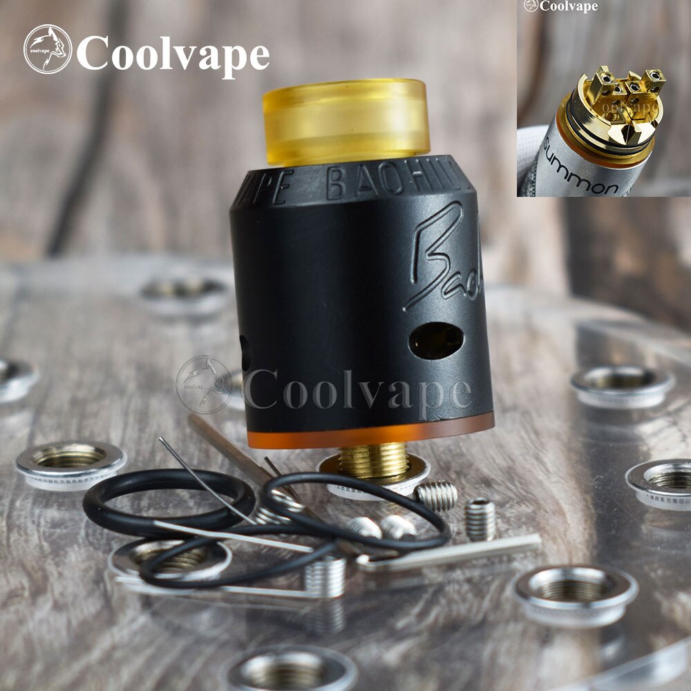 coolvape Apocalypse RDA 24mm Adjustable with pin BF Vaporizer Adjustable Airflow Control Rebuilding tank vs goon v1.5 rda