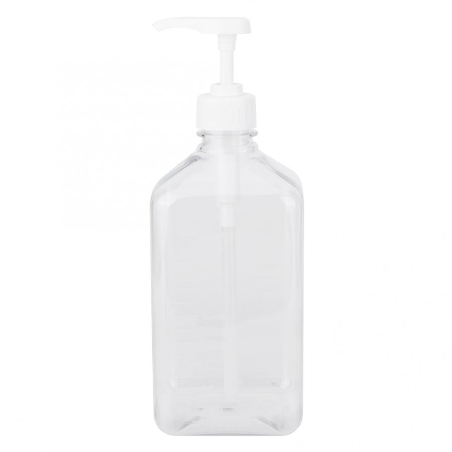 1600ml Syrup Pump Bottles Simple Press Pump Bottles Empty Syrup Ketchup Sauces Condiment Containers Squeeze Bottle